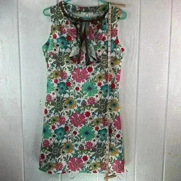 Joy & Co Size Small Sleeveless Floral Print Dress Excellent New Condition NWOT - Picture 7 of 8